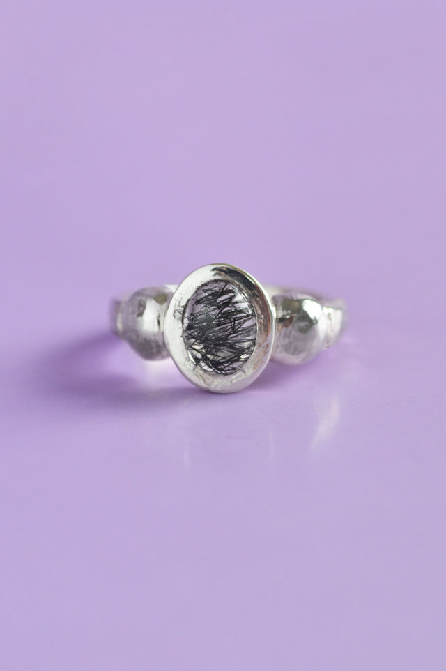 Juniper Rutile Silver Ring 826-03
