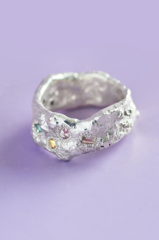 Rex Sapphire Silver Ring 801-1