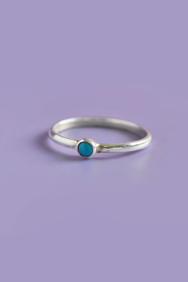 Julia Turquoise Silver Ring