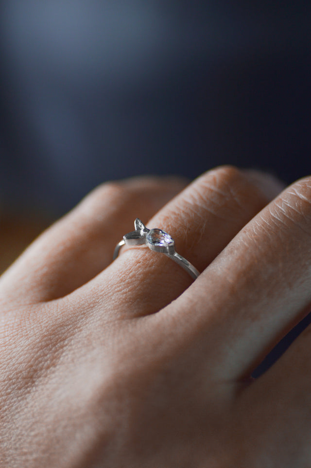 Malu Blue Topaz Silver Ring