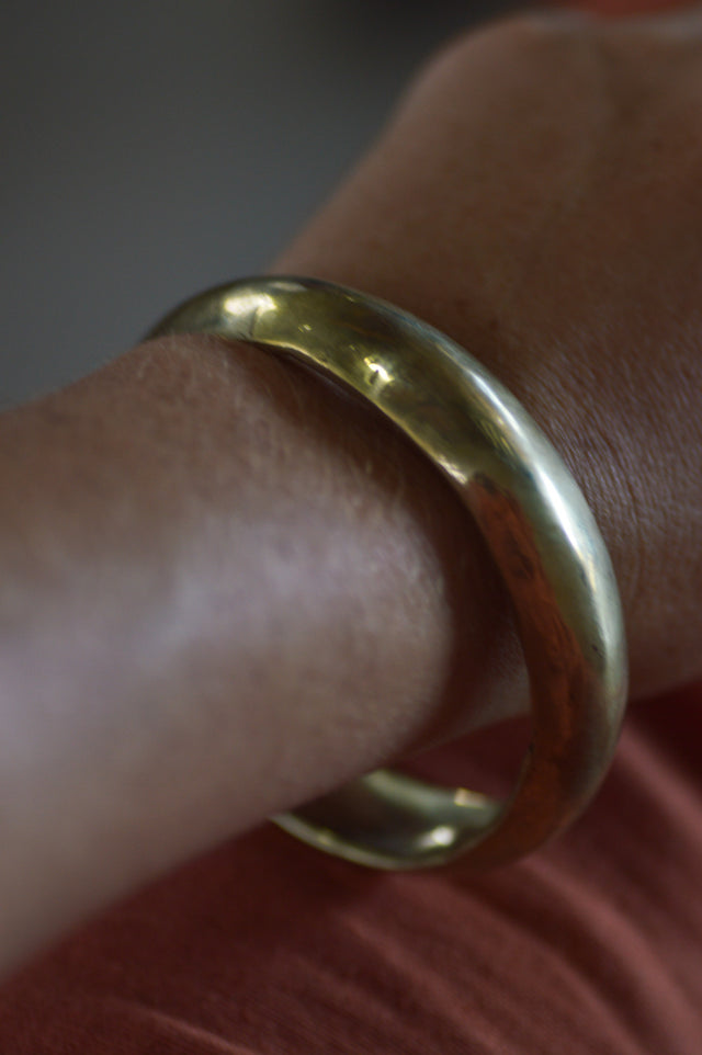 Bubble Brass Bangle