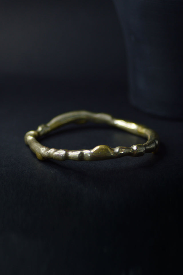 Organic Brass Bangle