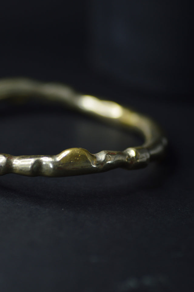 Organic Brass Bangle