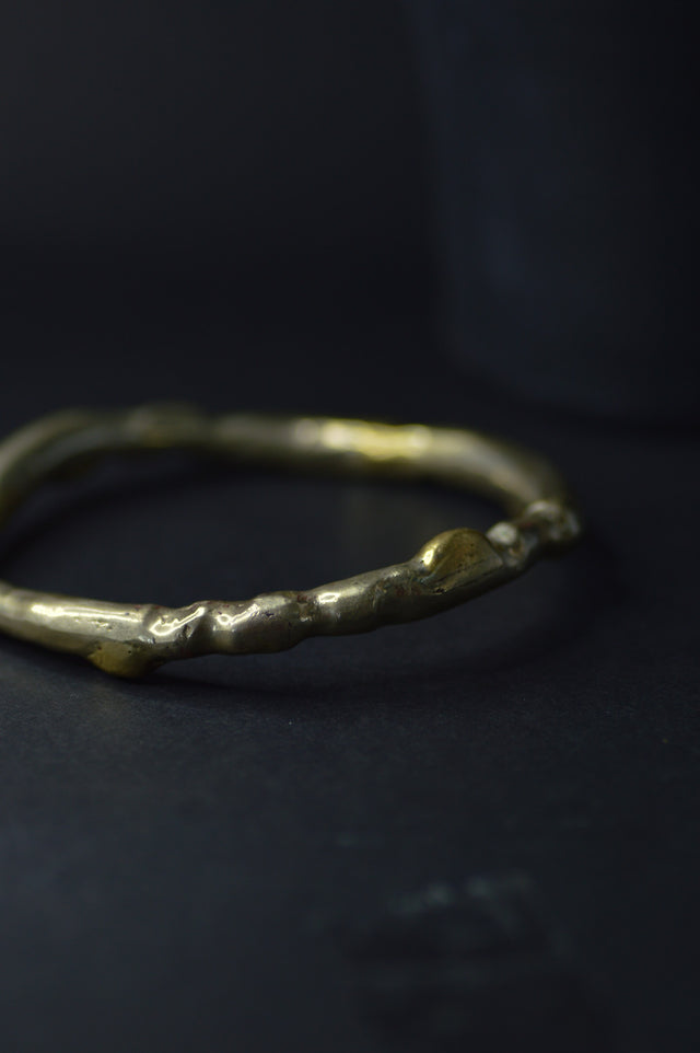 Organic Brass Bangle