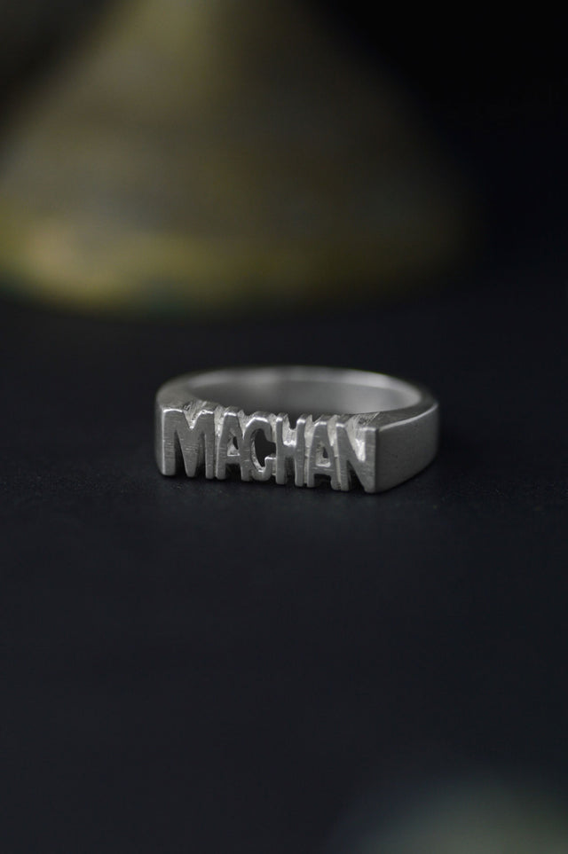 Machan Silver Signet Ring